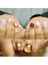 マニエネイル(mani e nail)/深みのあるブロンズ系mag