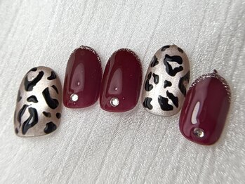 ルアナ 赤坂(LUANA)/レオパードネイル