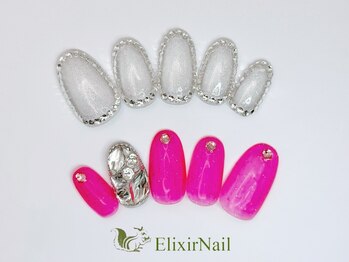 エリクサーネイル 五反田(Elixir Nail)/定額b カジュアル/クーポン使用
