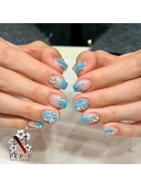 120分コース☆リボン×Vカット