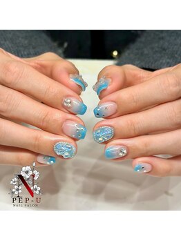 120分コース☆リボン×Vカット