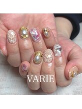 ヴァリエ(VARIE)/パール×天然石