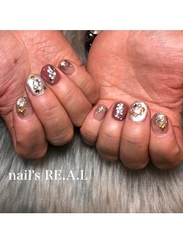 ネイルズリアル 倉敷(nail's RE.A.L)/クリスマスネイル