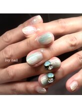 アイビーネイル(ivy-nail)/流行りのミミントグリーンカラー