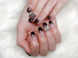 23年冬 黒ネイルのネイルデザイン集 人気順 ホットペッパービューティー