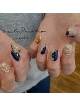 ネイルズミンティア エサカ(nails Mintia esaka)/ネイビーアート