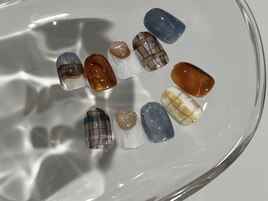 チェックネイル