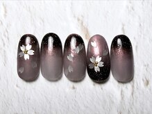 アヤ(AYA)/夜桜ネイル