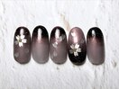 夜桜ネイル