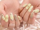 持ち込みミラーアートネイル