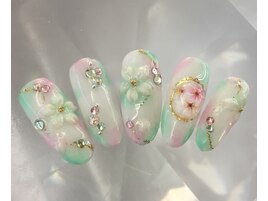 パステル桜ネイル￥9200