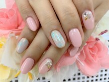 ディーネイル 京橋(D-nail)/[中村]春仕様☆タイダイネイル