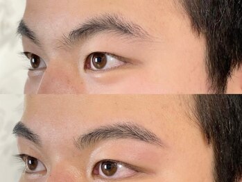 メンズビューティーカフェザパーム 大阪梅田(MEN'S BEAUTY CAFE×THE PERM)/パーマに合うメンズ眉毛Wax