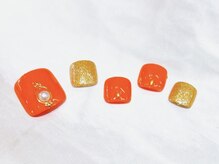 フィールネイル 天王町店(feelnail)/フットトレンド定額　9500円