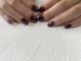 秋冬ワンカラー(ボルドー)