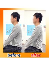 ストレッチヒーロー 福山神辺店/ビフォーアフター【1回の変化】