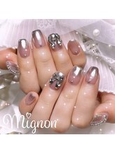ミニョン 新宿(Mignon)/ワンホンネイル/ミラーネイル