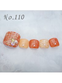 フットネイル：No.110
