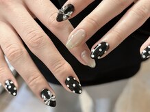 アイネイルズ 横浜EAST店(I-nails)/ドットリボンネイル