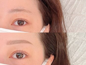 ソワン 香椎店の写真/《ナチュラルに垢抜けたい女性のためのサロン》もう朝のメイクに迷わない、毎日が楽になる目元を叶えます♪
