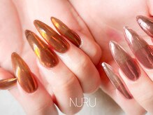 ヌル ネイル 新宿(NURU NAIL)/ミラー/アシンメトリー/新宿