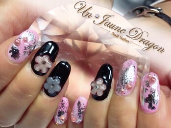 アン ジョーヌドラゴ/ホイル☆フラワーネイル