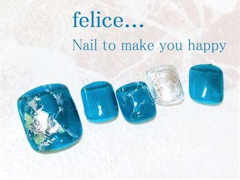 ネイルサロン フェリーチェ 東川口店(Felice)/【定額フットネイル】￥8500