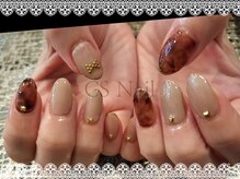 シーエスネイル 元住吉店(CS NAIL)/べっ甲ネイル♪
