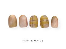 マリーネイルズ 表参道店(MARIE NAILS)/定額￥9000 くすみカラー　1124a