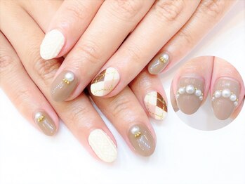 ネイルコレクション ベビーピンク(Baby Pink)/ジェル定額¥8990☆ニットネイル