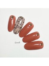 グランチュール(Grantulle)/ツイード柄ネイル
