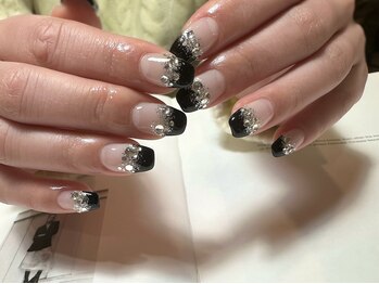 デューネイルスタジオ(dew nail studio)/ブラックフレンチ