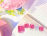 【フット】ワンカラー+美爪を育てるウォーターケア★ストーン10粒まで