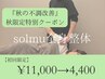 【秋の不調改善クーポン】季節の変わり目不調に◎solmu全身整体 ¥11000→4400