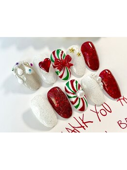 手描きアートが得意なサロン