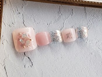 ノワールネイル 関内駅前(NOIRNAIL)/フットネイル・定額8000円