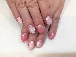 お花ネイル