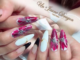 ロング☆フラワーネイル