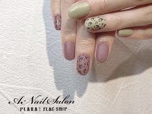 エーネイルサロン プラーカ本店(A-Nail Salon)/　マット×レオパード
