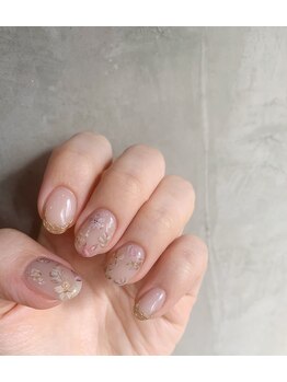 アティックネイルアトリエ(attic nail atelier)/手描きフラワーアート★