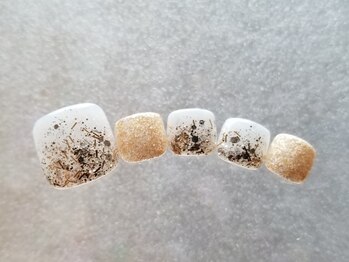 ネイルフロンティア 吉祥寺(NAIL FRONTIER)/大人キラキラフット7980円