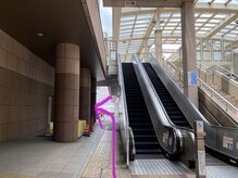 ヒーリング オフ 相模大野(healing OFF)/５・このエスカレーター横を左折