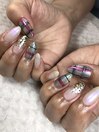 チェックネイル