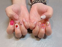 アトリエ ツメ(atelier TsuMe)/ガーリーデザイン/いちご/ハート