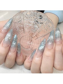 フォフォネイル 自由が丘(Fofo nail)/【ワンホンネイル×ミラー蝶々】