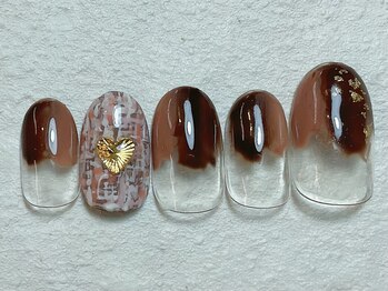 ネイルビート(NAIL BEAT)/ツイードネイル ぬりかけ