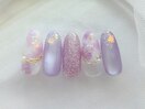 期間限定】紫陽花ネイル
