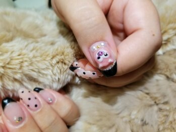 シュガーネイル(sugar nail)/スカルプ3D推しネイル