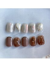 プリュネ(Prune)/ホワイト・ブラウンニュアンス