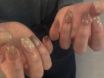 アイネイルズ 天神今泉店(I-nails)/【yuka.t】綺麗めニュアンス